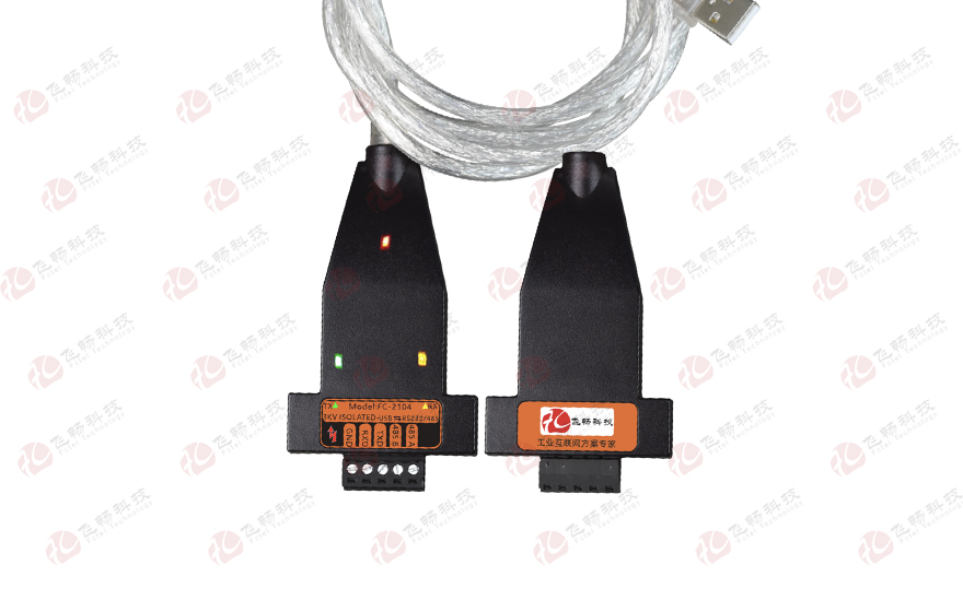 羞羞视频在线科技-工業級 3KV隔離/6KV防雷型 USB轉1路RS232/485轉換器(帶線)