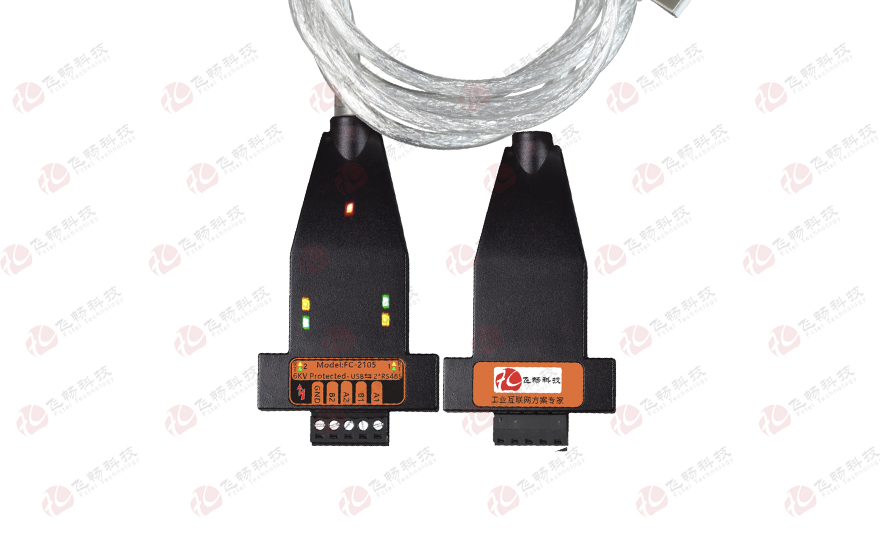羞羞视频在线科技-工業級 6KV防雷型 USB轉2路高速RS485轉換器(帶線)